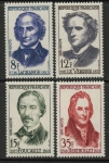1958 France SG.1371-4 French Scientists Set of 4 values U/M (MNH)