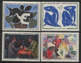 1961 France SG.1551-4 French Art Set of 4 values U/M (MNH)