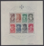 1945 Portugal - Portuguese Navigators Mini Sheet SG. MS976a  u/m (MNH)