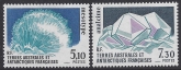 1989 French Antarctic.  SG.252-3 Crystals. set 2 values U/M (MNH)