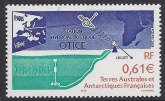 2003 French Antarctic.  SG.501  Map. Satellite & Hydrophone. U/M (MNH)