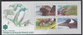 2012 French Antarctic. MS.666 French Antarctic Nature reserve. mini sheet. U/M (MNH)