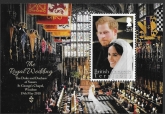 2018 British Antarctic.  MS.745 Royal Wedding Mini Sheet U/M (MNH)