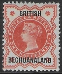 SG.59 British Bechuanaland ½d  vermilion.  mounted mint.