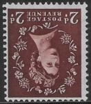 SG.518wi  2d red brown  (1952 Tudor Wmk. Inverted) U/M (MNH)