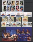1999 Guernsey complete sets & mini sheets. Face Value £12.56 U/M (MNH)
