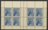 1928  Australia  MS.106a Melbourne Exhibition Mini Sheet  double pane. U/M MNH