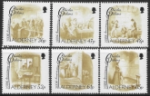 2011 Alderney A454-59 Birth Bicent. of Charles Dickens. U/M (MNH)