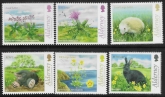 2011 Alderney  A545-50  Christmas - Alderney Fauna & Flora. U/M (MNH)