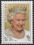 2011 Alderney  A558 QEII Britains Longest Reigning Monarch. U/M (MNH)