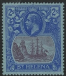 1922 St Helena.  SG.108  2/- purple & blue/blue U/M(MNH).