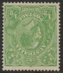 1916  Australia  SG.20w ½d green inverted wmk. mounted mint.