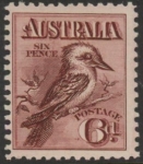 1914  Australia  SG.19 6d  claret. mounted mint.