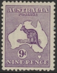 1913  Australia  SG.10  9d violet (die II). mounted mint.