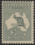 1915  Australia  SG.24  2d grey (Die I).  lightly mounted mint.