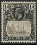 1924-33 Ascension Island  SG.10  ½d grey-black and black. U/M (MNH)