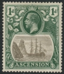 1924-33 Ascension Island  SG.11  1d grey-black & deep blue-green. U/M (MNH)