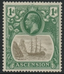 1933 Ascension Island  SG.11d  1d grey-black & light blue-green. U/M (MNH)