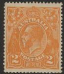 1921  Australia  SG.62a  2d dull orange. mounted mint.