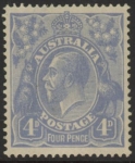 1922  Australia  SG.65  4d ultramarine. U/M (MNH)