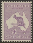 1916  Australia  SG.39 9d violet Die II. mounted mint.