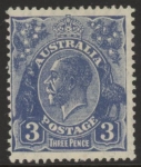 1929  Australia  SG.100b 3d deep ultramarine. Die II. mounted mint.