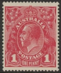 1919  Australia  SG.50 1d carmine. mounted mint