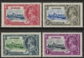 1935 St. Helena SG.124-7 Silver Jubilee set 4 values mounted mint.