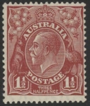 1930 Australia SG.97   1½d red-brown perf 13½ x 12½  U/M (MNH)