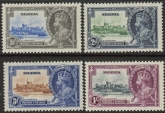 1935 Nigeria SG.30-3  Silver Jubilee set 4 values u/m  (MNH)