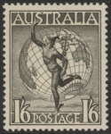 1956  Australia  SG.224e  1/6d blackish brown. no wmk. U/M  (MNH)