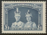 1938  Australia  SG.178  £1 bluish slate. U/M  (MNH)