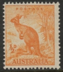 1949  Australia  SG.228b  ½d orange.'sky retouch' perf 15x14. U/M  (MNH)