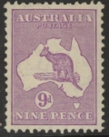 1932  Australia  SG.133  9d violet.  mounted mint.