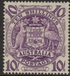 1949 Australia  SG.224b   10/-  purple  U/M (MNH)