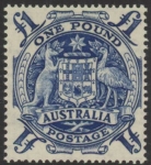 1949 Australia  SG.224c   £1 blue   U/M (MNH)