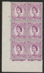 S107 6d crowns wmk. perf E/I. Cyld. 8 no dot . perf E/I  U/M (MNH)