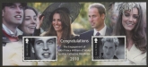 2010 Isle of Man. MS.1631 Engagement - Prince William & Catherine Middleton.  Face value £3.00  U/M (MNH)