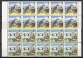 2000 Alderney  A140a-A141a  Peregrine Falcon booklet panes. U/M (MNH)