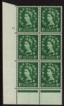 S27 (SG.563) 1½d  Edward crown wmk.1st graphite Cyld.21 no dot perf E/P  U/M (MNH)