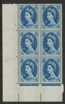 S133 10d crowns wmk. violet phos.  Cyld. 1 no dot perf E/I  U/M (MNH).