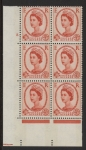 S98  4½d crowns wmk. blue phos.Cyld. 8 dot perf E/I   U/M (MNH).