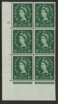 S29  1½d crowns wmk. Cyld. 15 dot.. perf E/I  U/M (MNH)