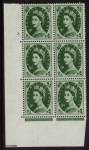 S127 9d crowns wmk.  Cyld. 2 dot perf E/I    U/M (MNH).