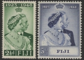 Fiji - 1948 Royal Silver Wedding. SG.270-1 mounted mint.