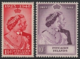 Pitcairn - 1948 Royal Silver Wedding SG.11-2 mounted mint