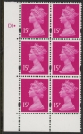 Y1679 (-)  15p 2B bright magenta DLR Cyl.D1 phos D1 dot blue fluor. U/M (MNH)