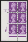 Y1695 (U328)  31p 2B deep mauve  Harr/DLR Cyl.1 phos 45 no dot blue fluor. U/M (MNH)