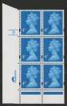 Y1669 (U132E)  4p new blue  2B Harr/DLR Cyl. 1 no dot Phos 47 blue fluor PVA (bluish).U/M (MNH)