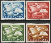 1954 Portugal SG.1112-5.  People's Education Plan. 4 values. U/M (MNH)